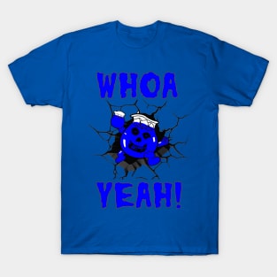 Ghoul Aid - Whoa Yeah! Crimson Ghost Mashup Blue T-Shirt